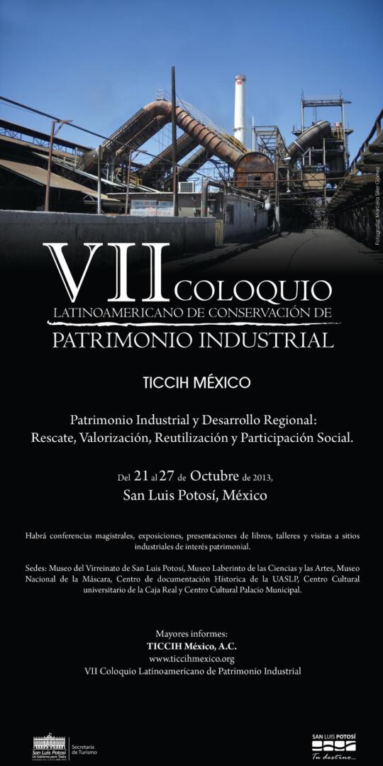 Ticcih México celebra el VII Coloquio Latinoamericano de Conservación del Patrimonio Industrial